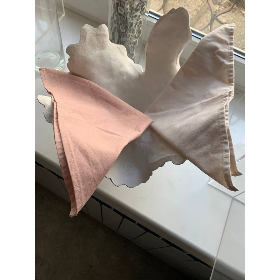 Салфетка из смесового льна, Припудренная Рози - Фото миниатюра 4