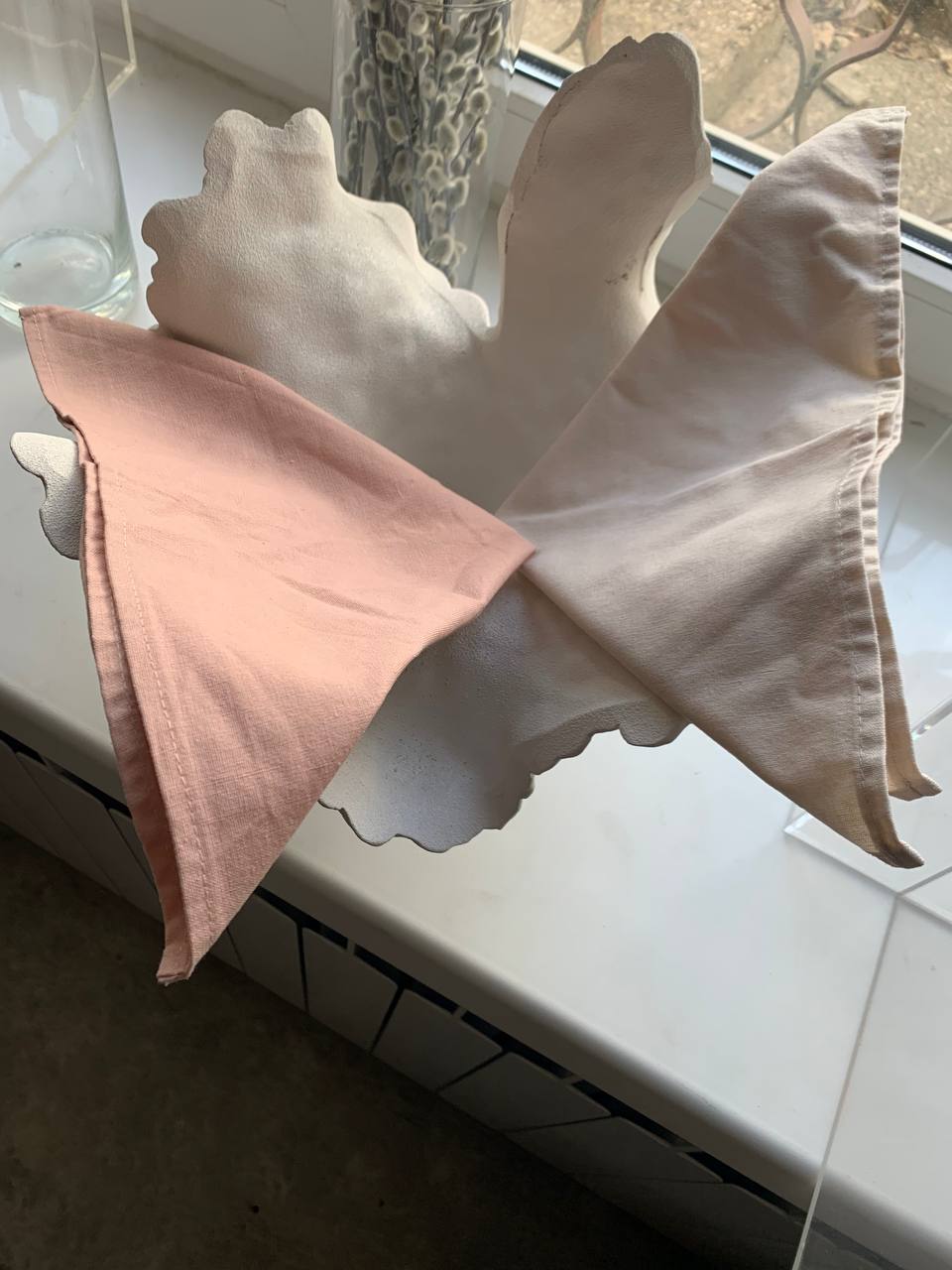 Салфетка из смесового льна, Хризантема Авиньон