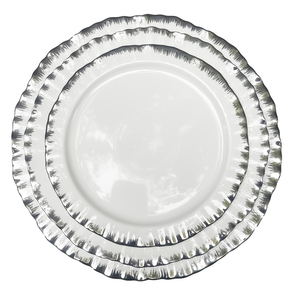 Сет порционных тарелок Sunflower Silver