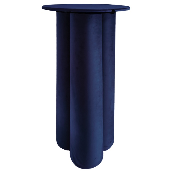 Коктейльный стол Сквош сапфир, велюр