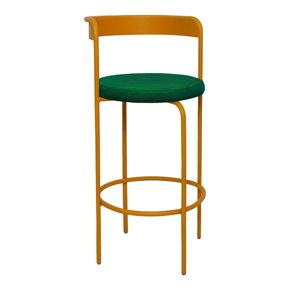 Стул барный Колори, Тыквенный тарт + Изумрудный