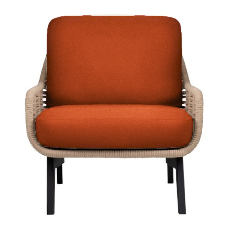 Кресло The One терракотовый - Фото миниатюра 1
