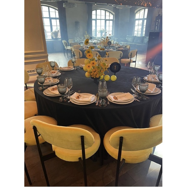 Стул Modern Black, Natural Rotango + Yellow Submarine - Фото 3