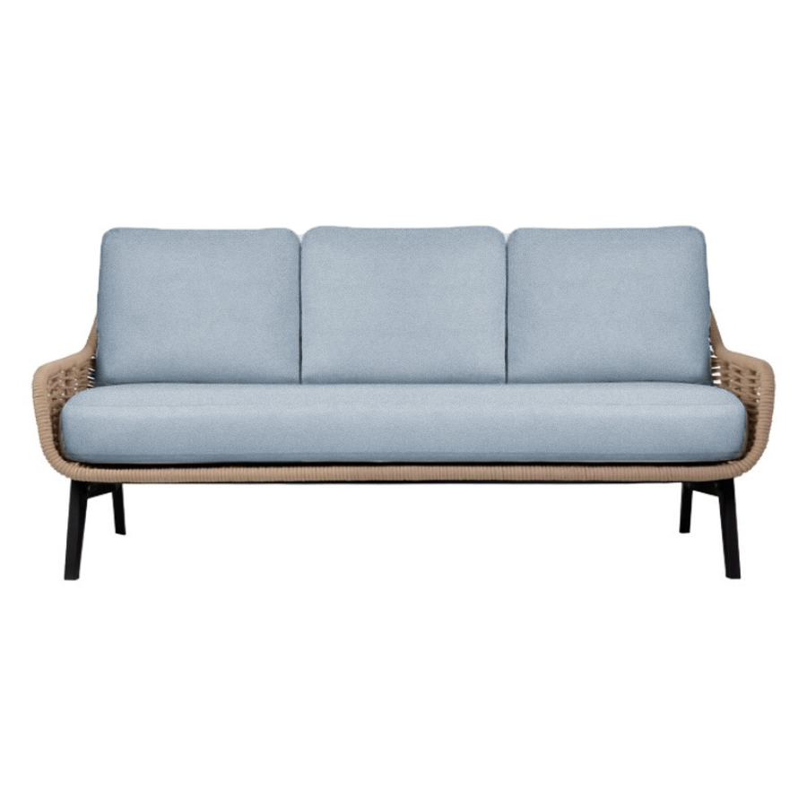 Диван трехместный The One серо-голубой - Фото миниатюра 1