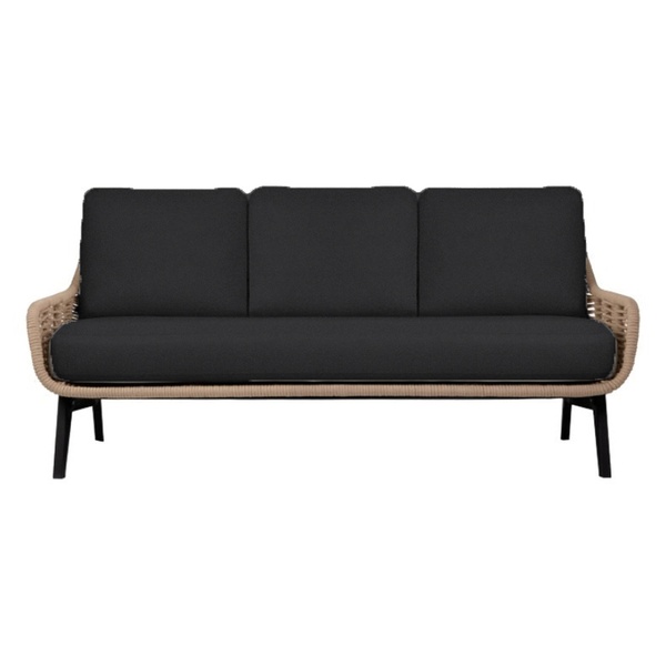 Диван трехместный The One черный