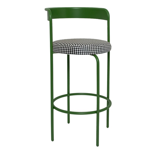 Стул барный Колори, Фисташковое пралине + Гусиная лапка