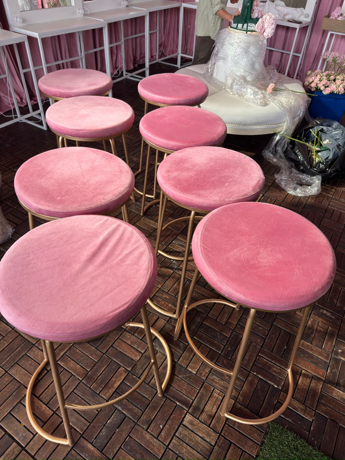 Стул барный Modern Baby doll (любой оттенок каркаса)