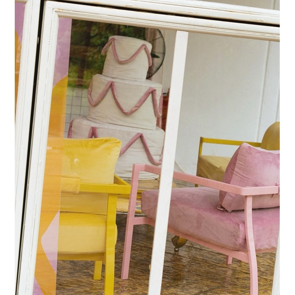 Кресло Huggi, Лимонный капкейк + Yellow Submarine - Фото 5