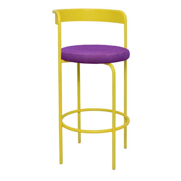 Стул барный Колори, Лимонный капкейк + Таинственный фиолетовый