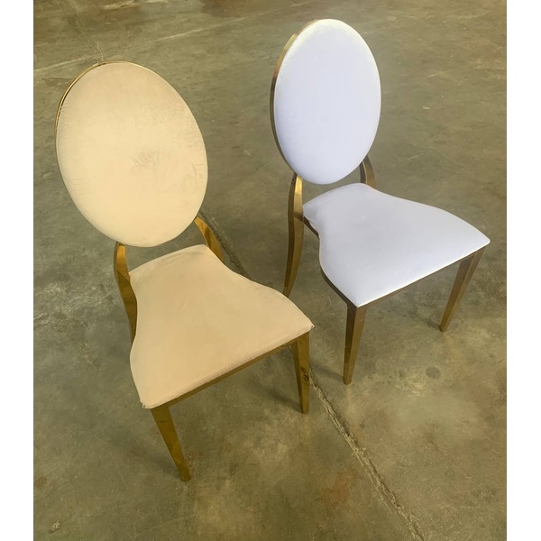 Стул Washington Gold, велюр белый - Фото 8