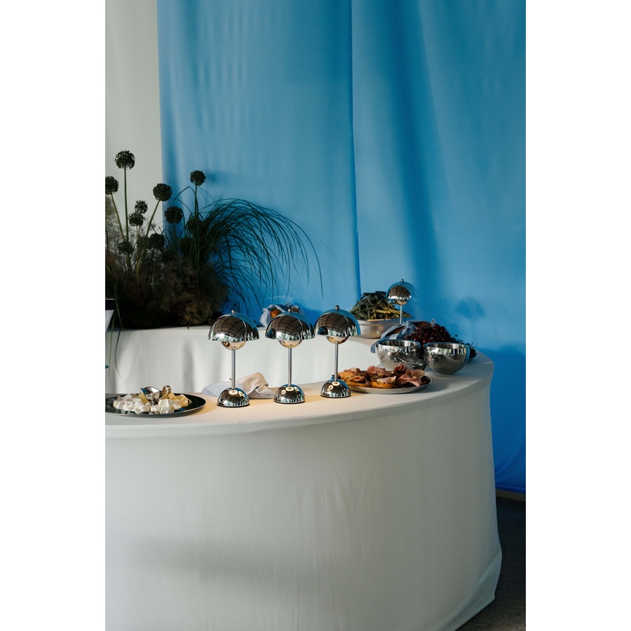 Стол коктейльный Twist Serpent M, Рафаэлло + Milky Way (телескопические ноги) - Фото миниатюра 10