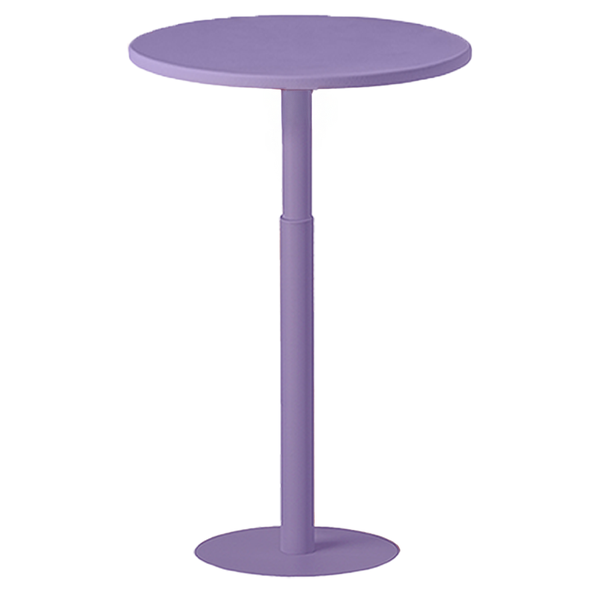 Стол коктейльный Twist Circle, Фиалковое мороженое violet ice cream+paleorchid(телескопическая нога)