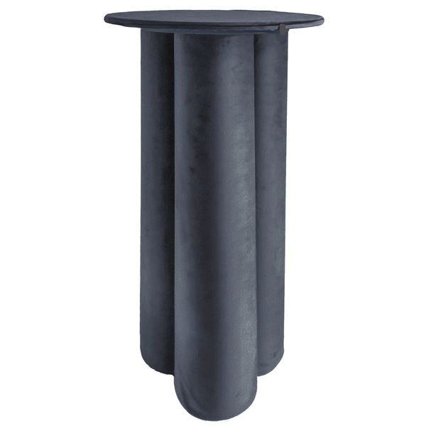 Коктейльный стол Сквош графит, велюр