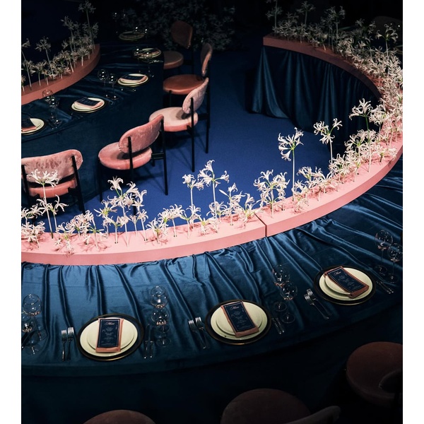 Скатерть велюр, прямоугольная, сапфировая XL - Фото 6