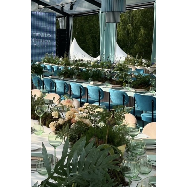 Стул Modern Black, Natural Rotango + Teal - Фото 2