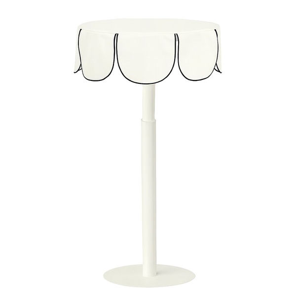 Стол "Yes, Caap" Twist, рафаэлло + milky way, велюр (телескопическая нога) 