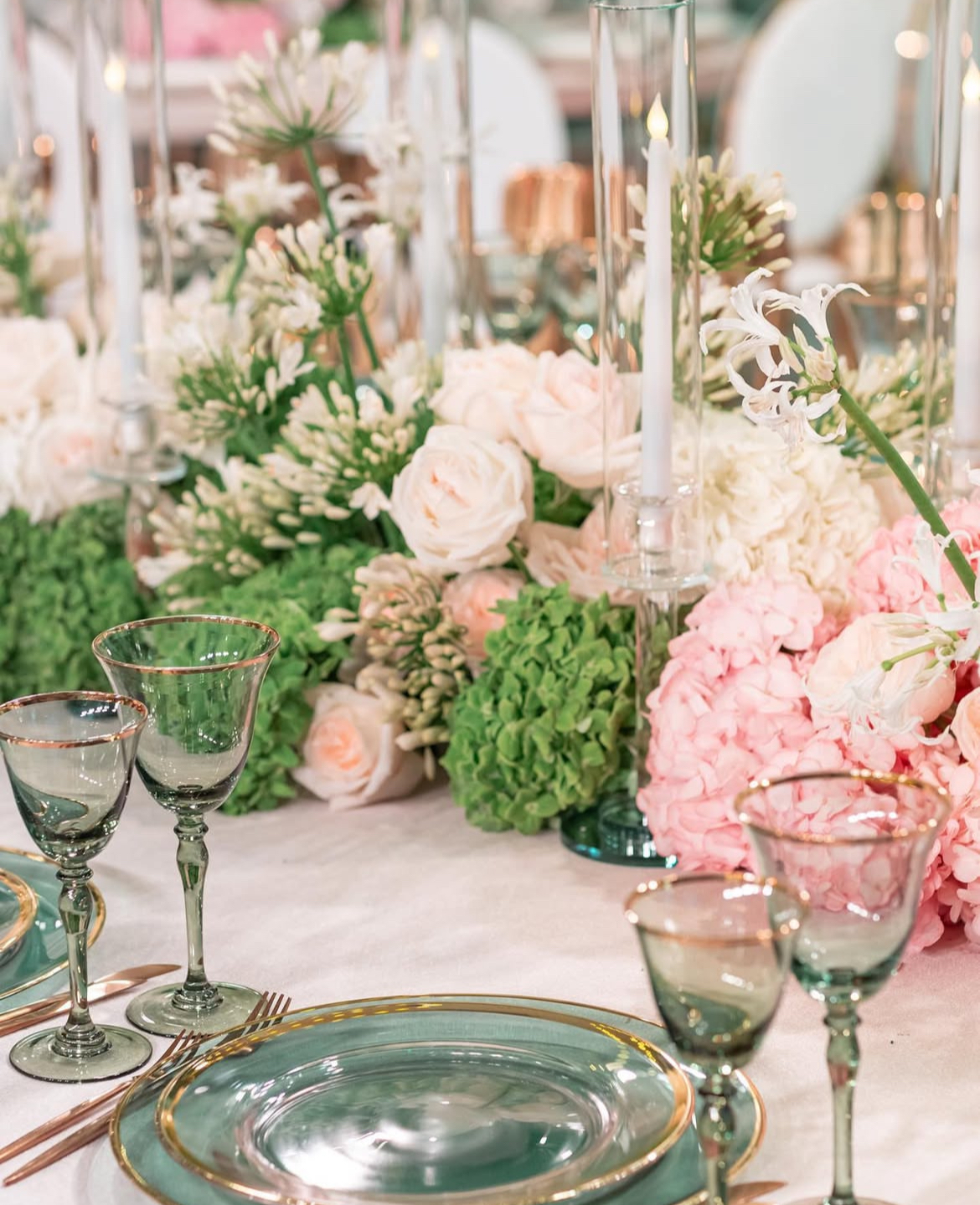 Сет бокалов Хлоэ зеленый