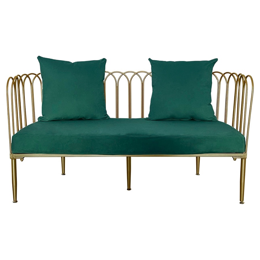 Диван Сквош М, Изумрудный - Фото миниатюра 1