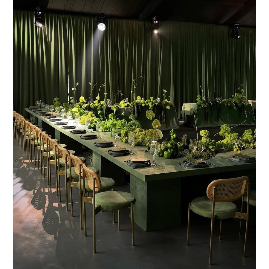 Стул Modern Gold, Natural Rotango + Matcha - Фото миниатюра 5