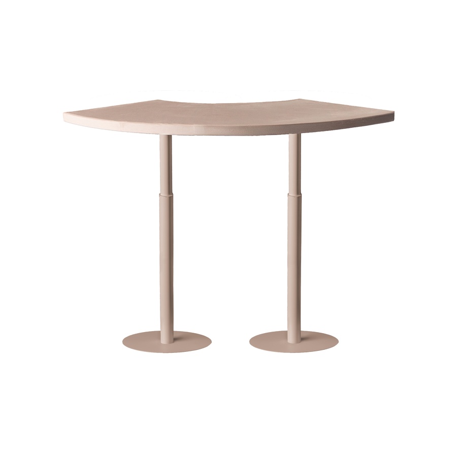 Стол коктейльный Twist Serpent S, Кремовый бисквит (телескопические ноги) - Фото миниатюра 1