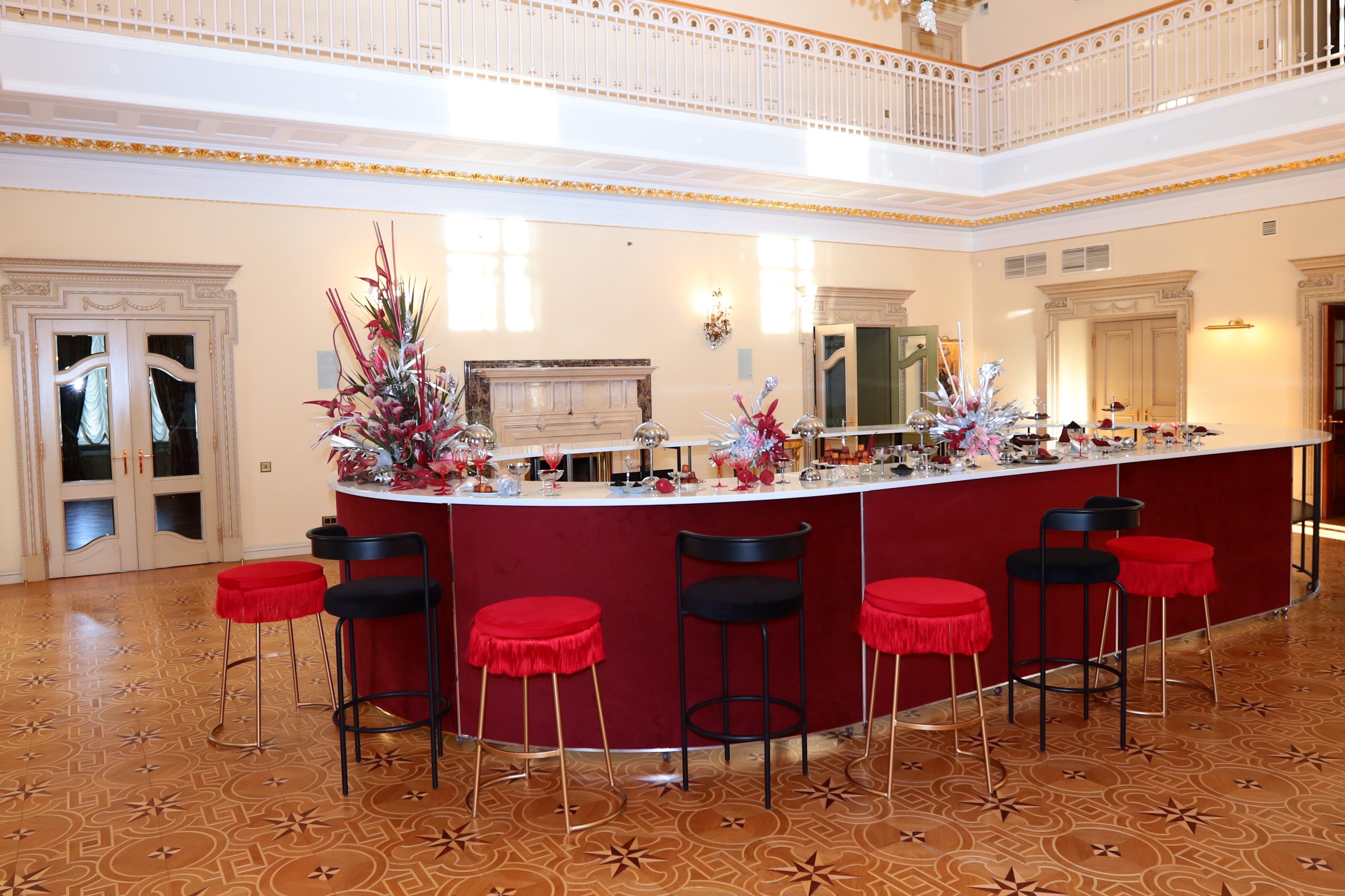 Стул барный Колори, Лакричный леденец + Черная ночь