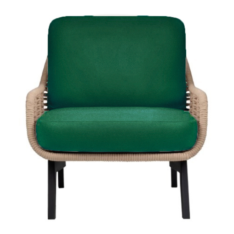 Кресло The One, изумрудный - Фото основное 1