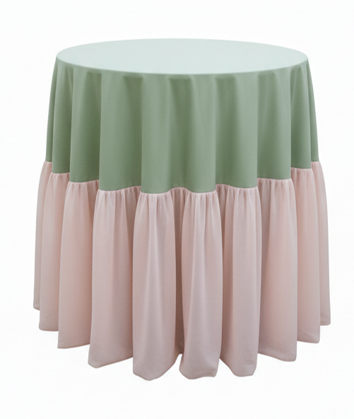 Скатерть двухцветная, пошив на заказ 