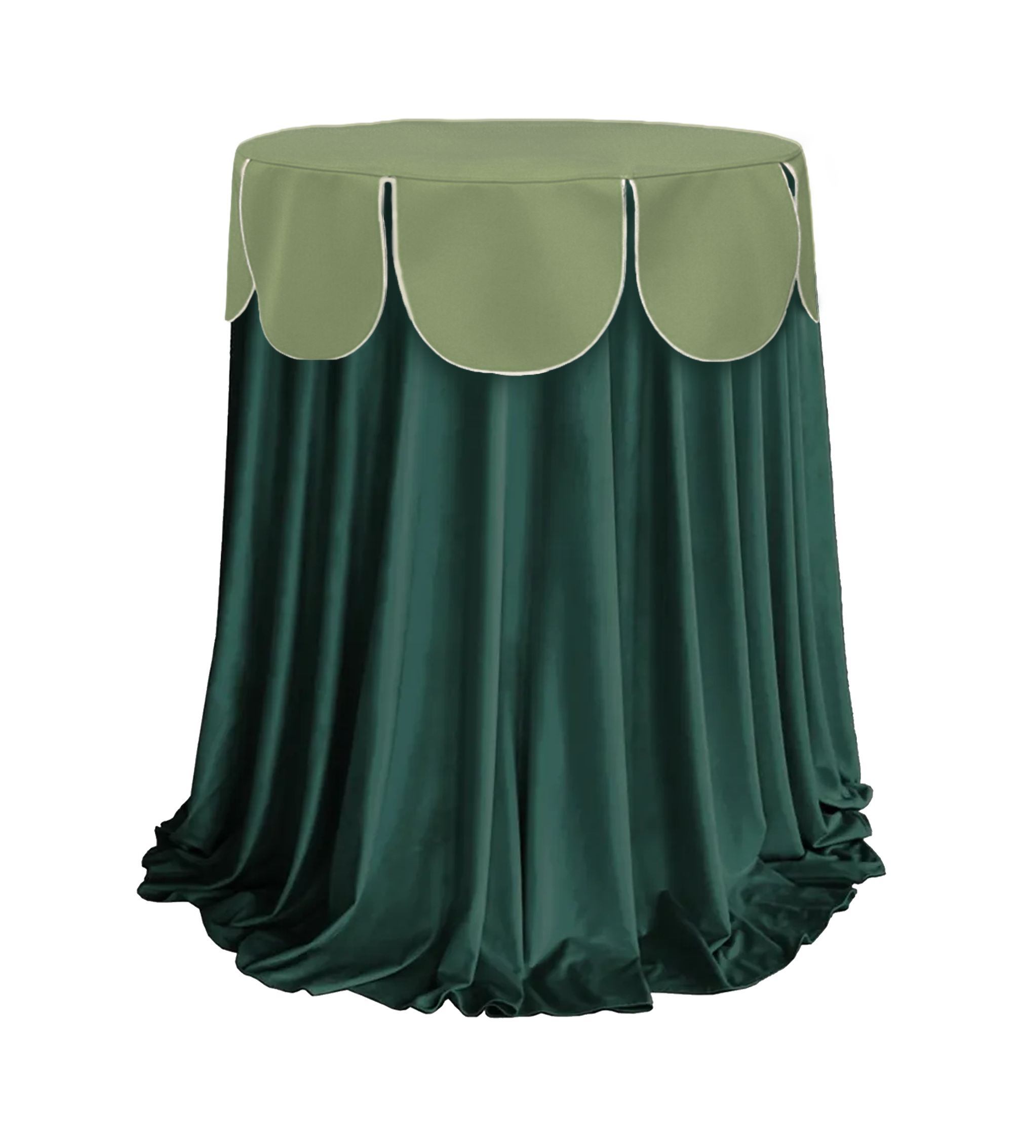 Комплект стол+скатерть+шапочка, "Да, капитан!' Тавола, лесная поляна + изумрудная скатерть, велюр