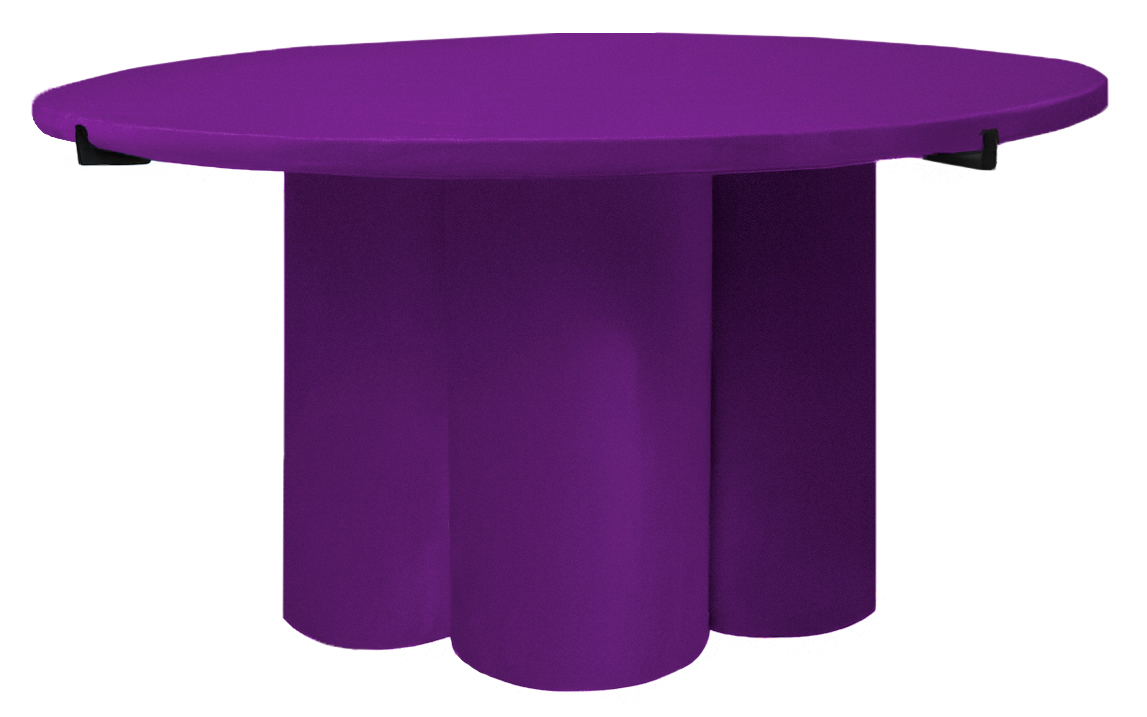 Журнальный столик Сквош, Таинственный фиолетовый велюр