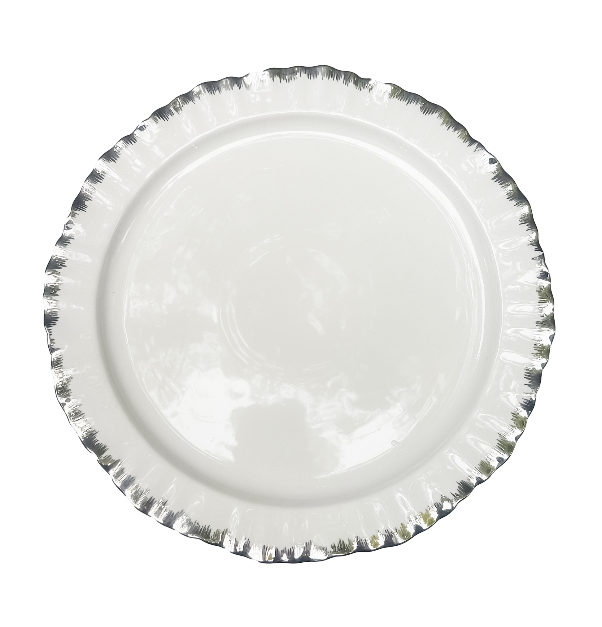 Порционная тарелка Sunflower silver M  - Фото миниатюра 1