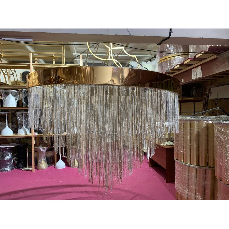 Люстра декоративная, без освещения, 2 метра - Фото миниатюра 5