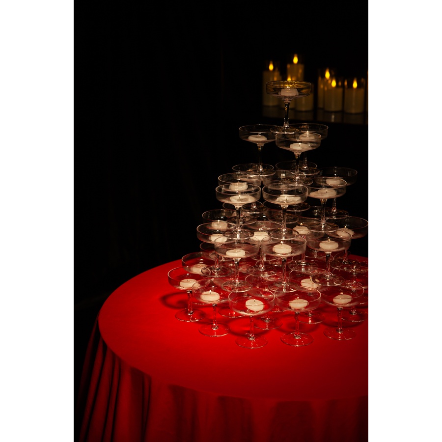 Скатерть велюр, круглая, Малиново-красный - Фото миниатюра 2