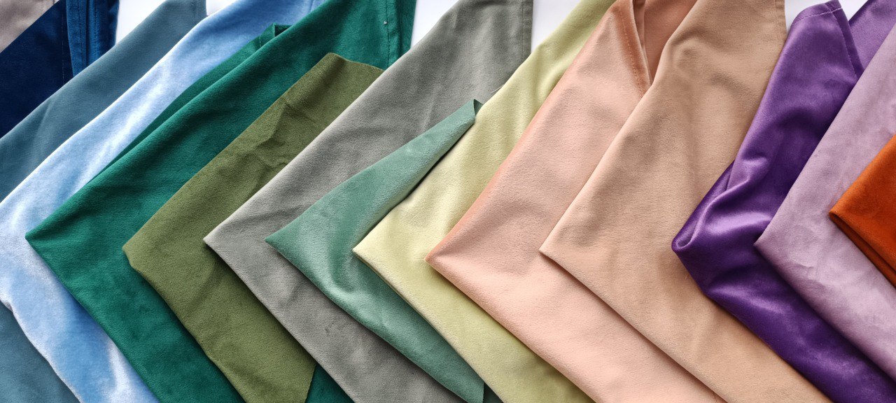 Салфетка велюр, персиковая