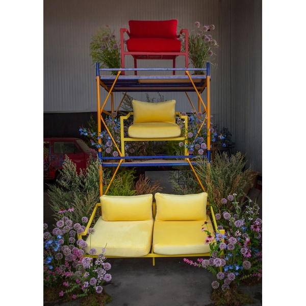 Кресло Huggi, Лимонный капкейк + Yellow Submarine - Фото 2