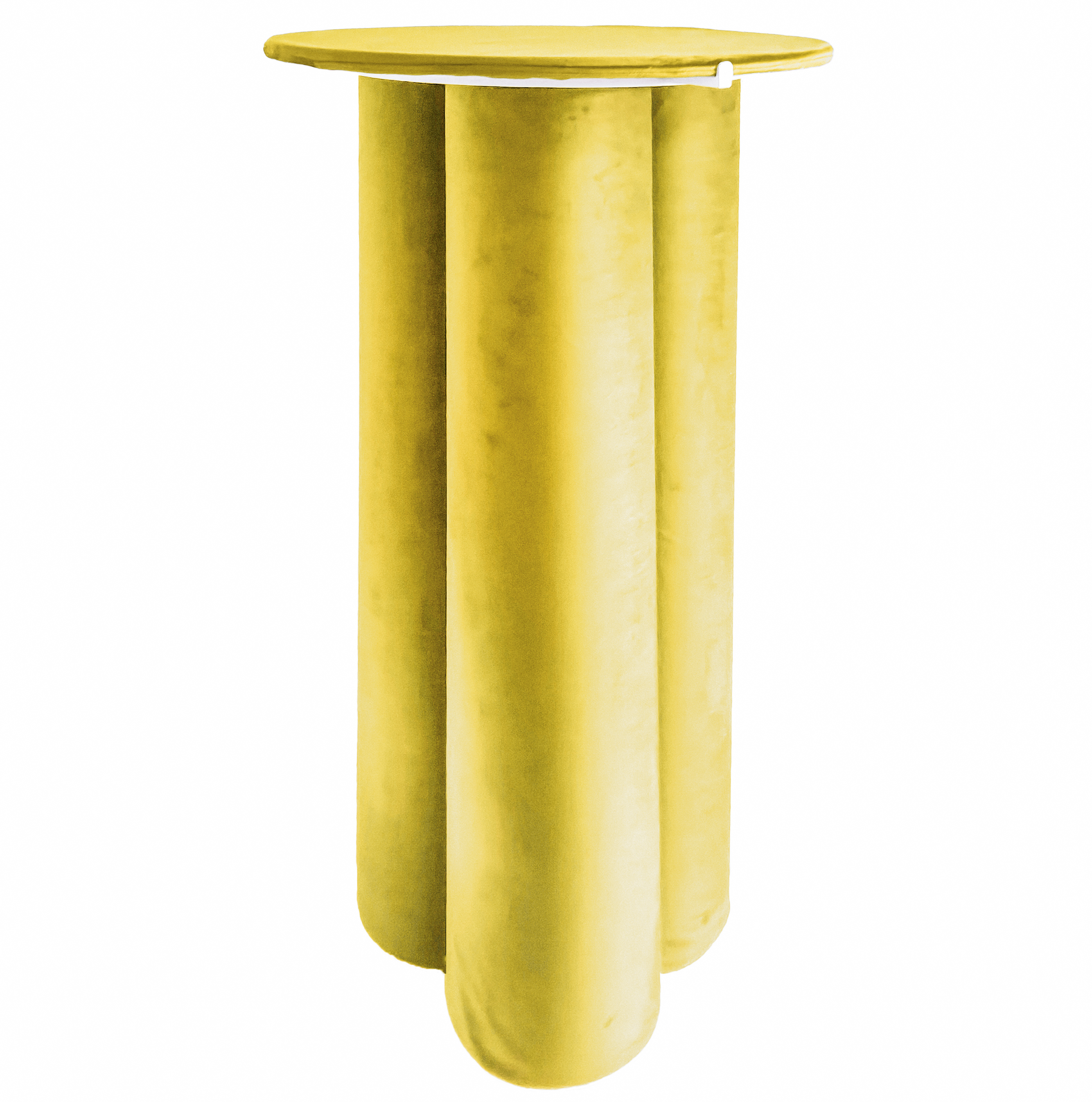 Коктейльный стол Сквош Желтая субмарина, велюр 