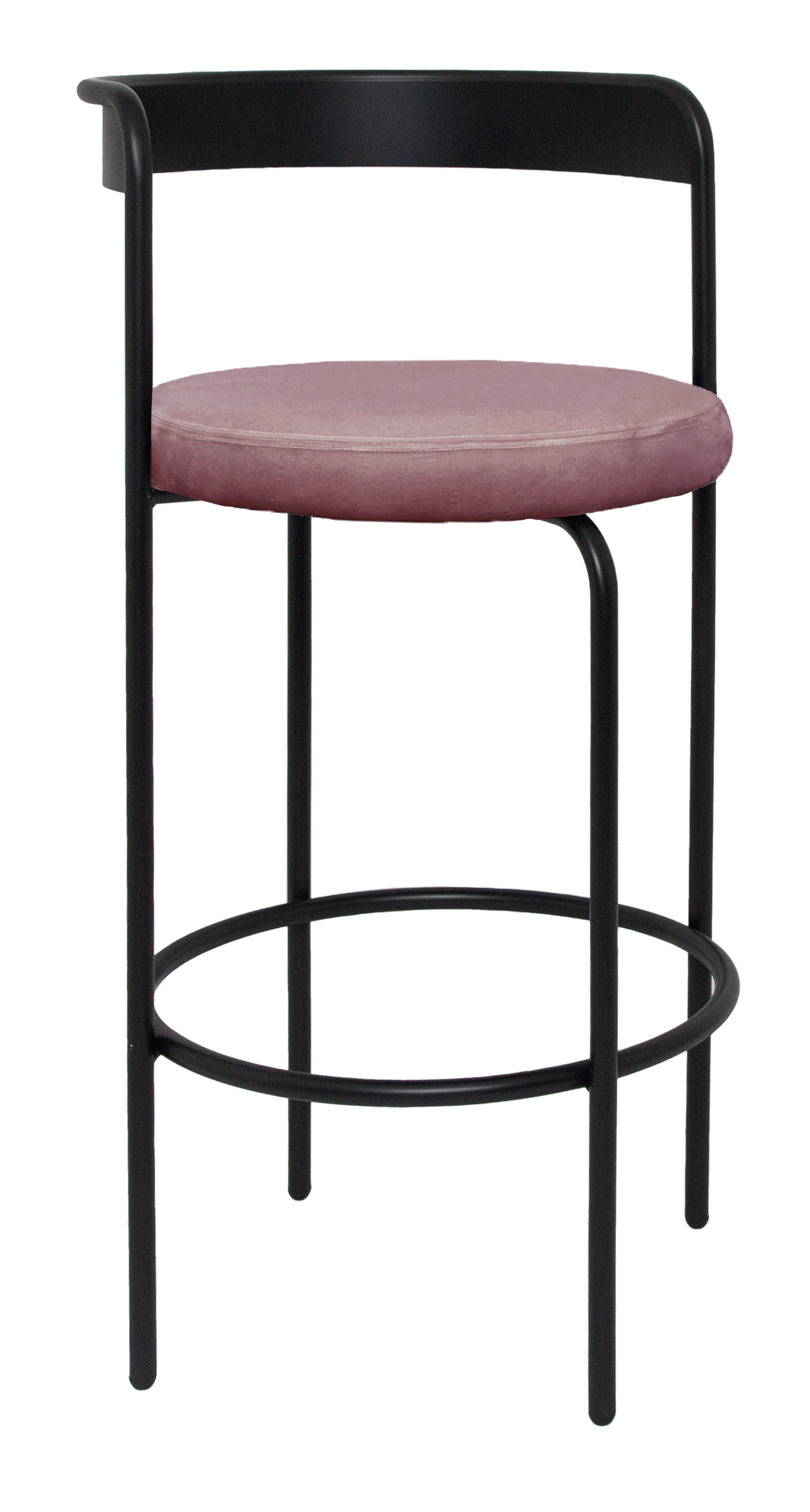 Стул барный Колори, Лакричный леденец + Розовая помада