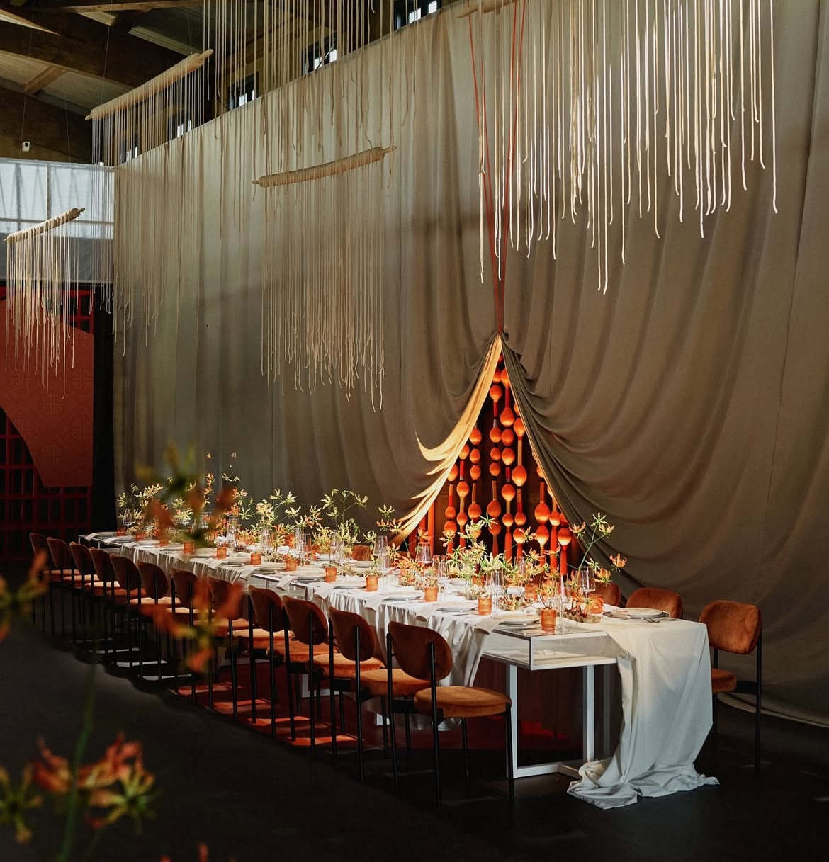 Стул Модерн Черный, Терракотовый