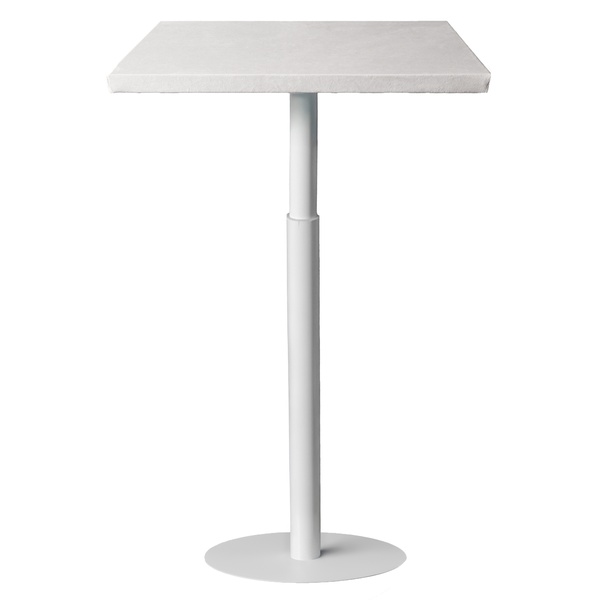 Стол коктейльный Twist Rectangle S, Рафаэлло + Milky way (телескопическая нога) - Фото 1