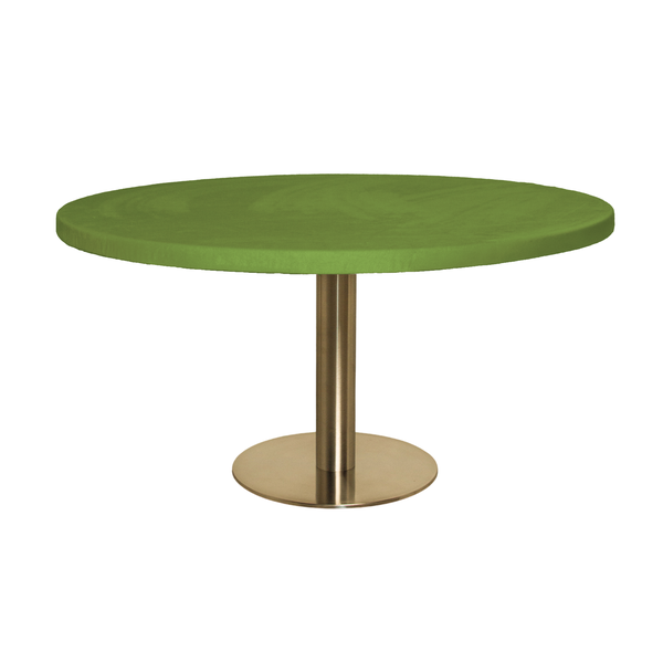 Стол Твист Круглый 43см, Золото + столешница, 90 см Матча