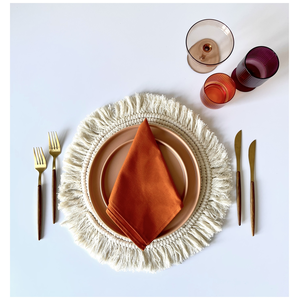 Сет тарелок Macrame Accent Terracotta S и M - Фото 6