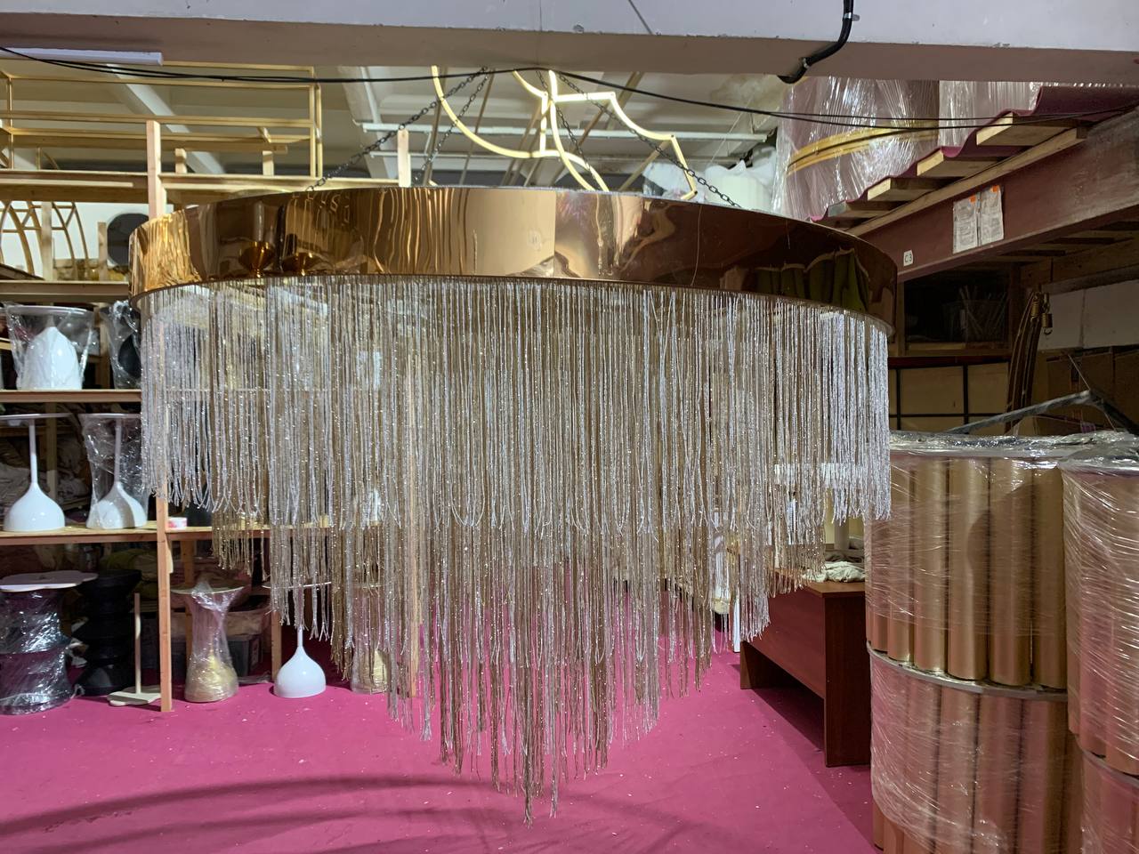 Люстра декоративная, без освещения, 2 метра