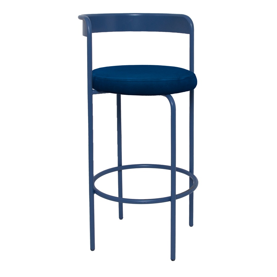 Стул барный Колори, Черничный йогурт + Глубокий синий - Фото миниатюра 1