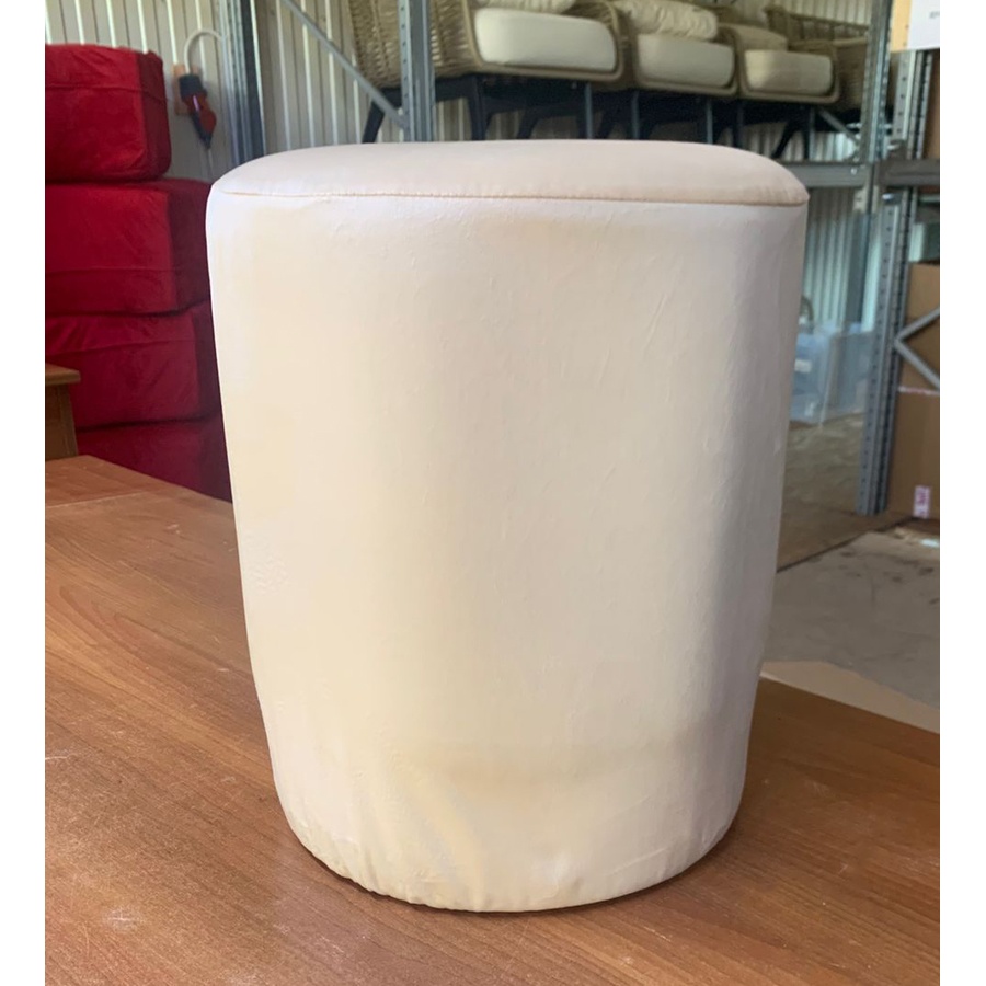 Пуф Gold, песочный велюр. - Фото миниатюра 2