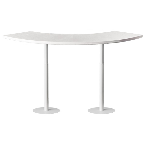 Стол коктейльный Twist Serpent M, Рафаэлло + Milky Way (телескопические ноги) - Фото 1