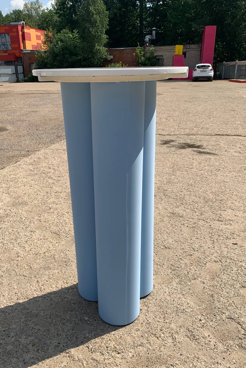 Коктейльный стол Сквош бифлекс, голубой