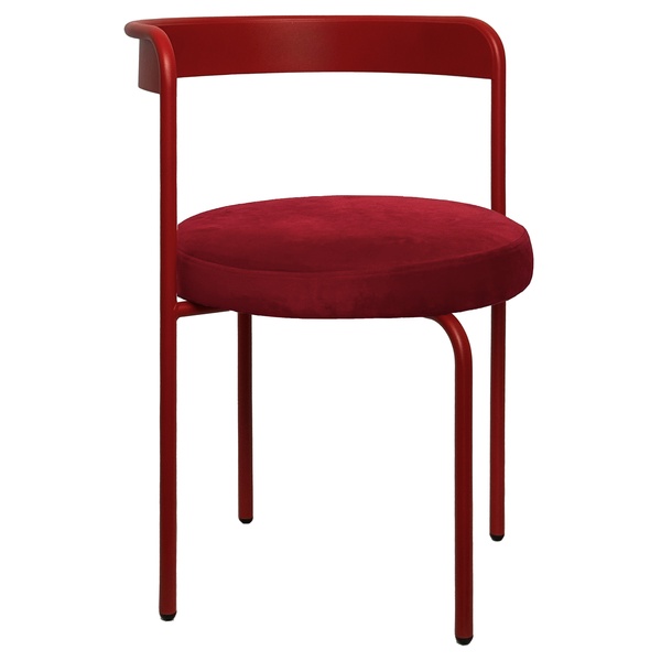 Стул Колори, Красный бархат + Бордо