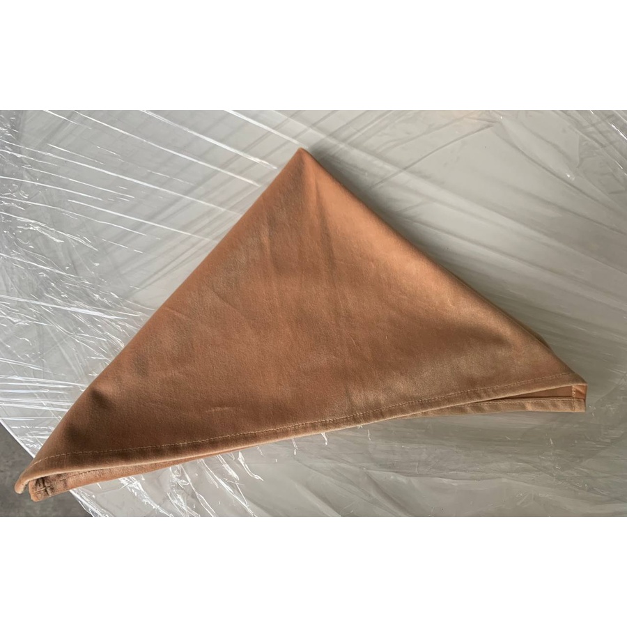 Салфетка велюр, персиковая - Фото миниатюра 3