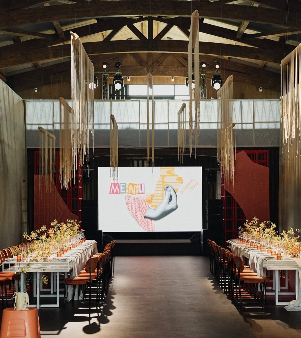 Стул Модерн Черный, Терракотовый