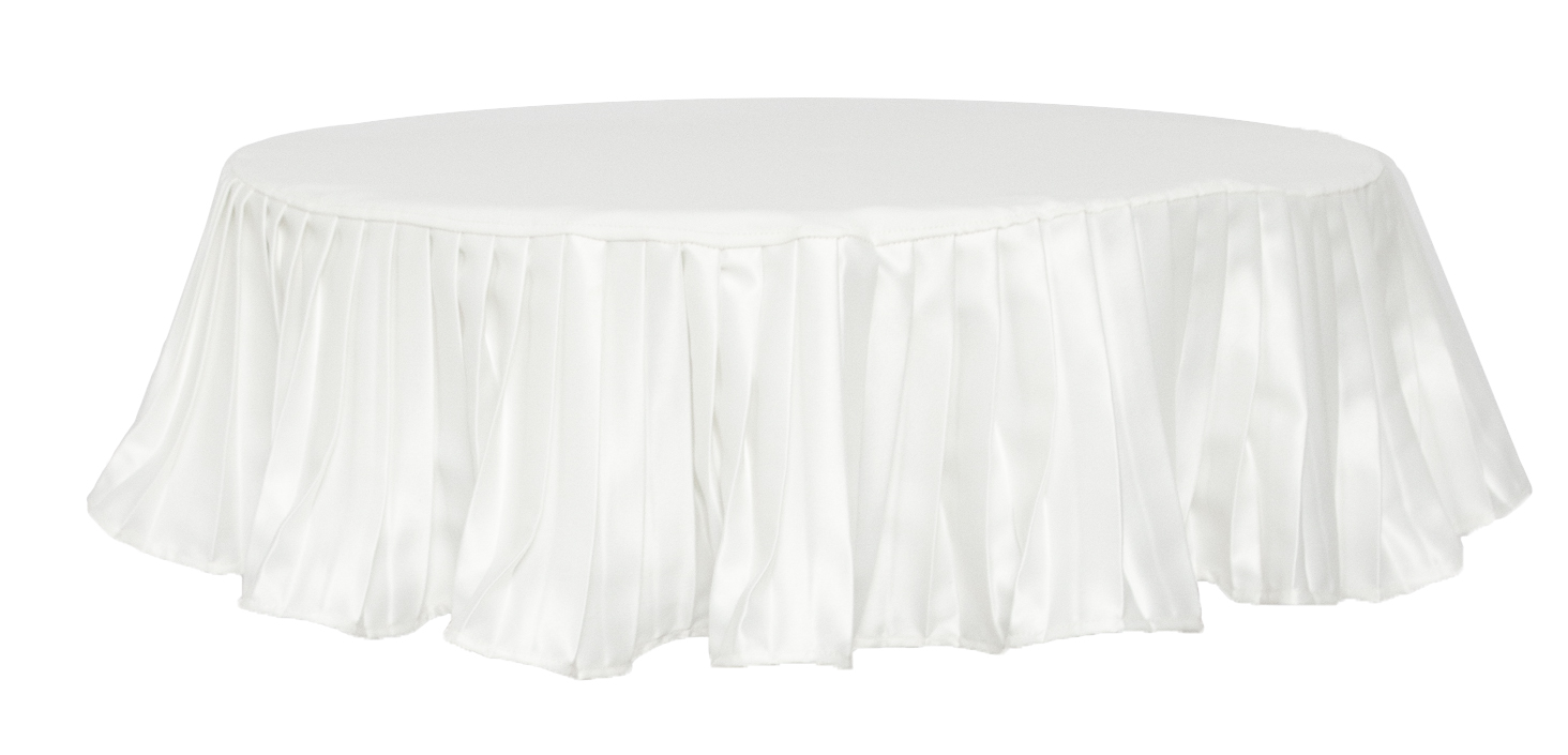 Шапочка плиссированная коктейльный стол Твист Круглый 