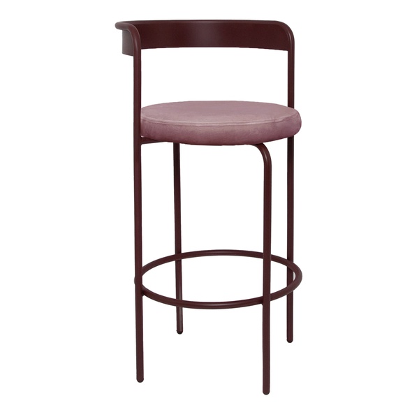 Стул барный Колори Бордо + Розовая помада
